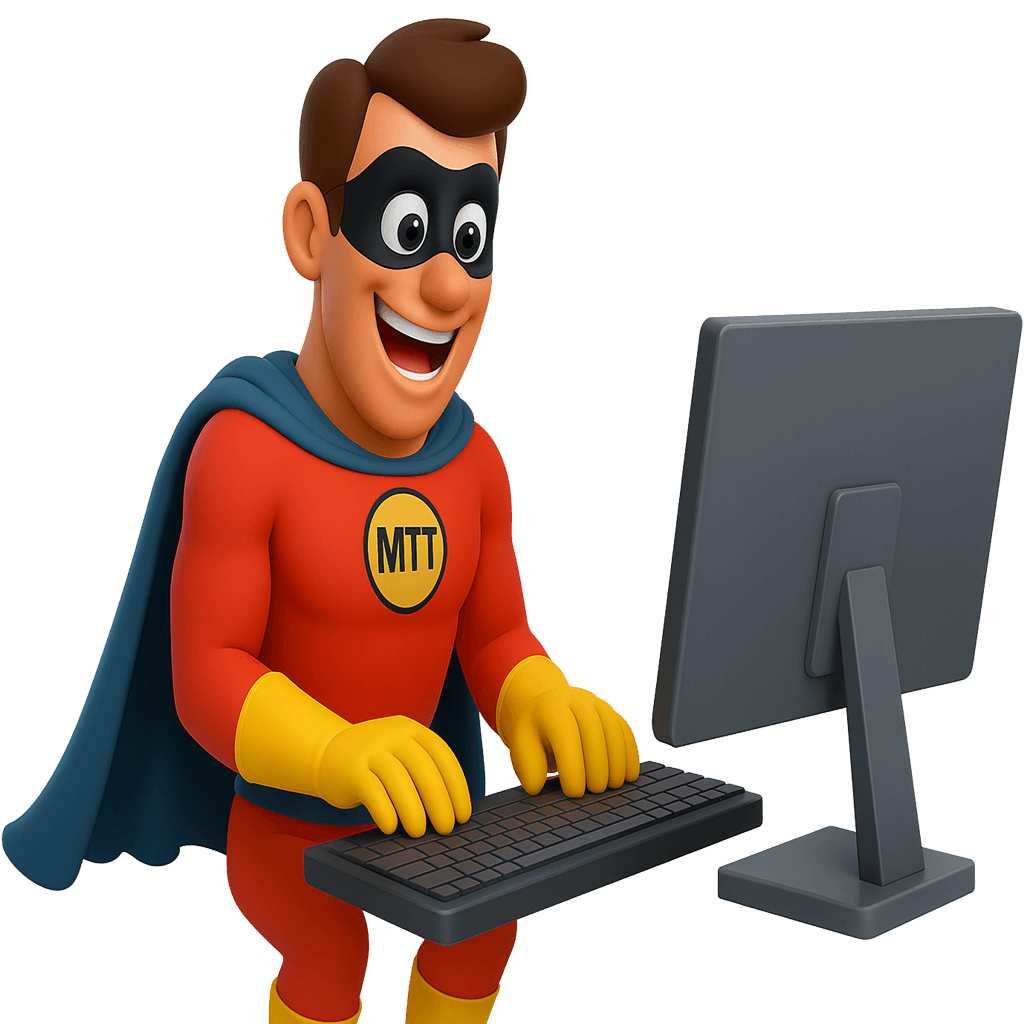 Typing Illustration